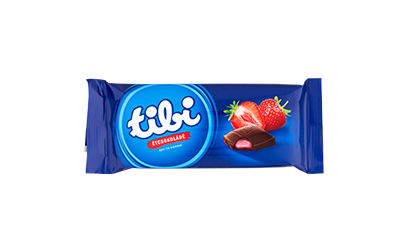 tibi eperkrémes étcsokoládé 90g