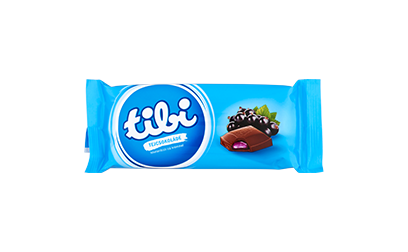 tibi feketeribizli ízű krémes tejcsokoládé 90g