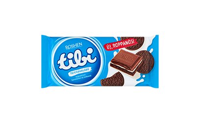 tibi tejcsokoládé tejkrémmel, karamellel és kakaós keksszel 100g