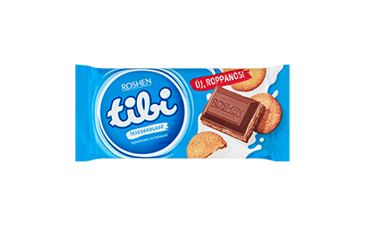 tibi tejcsokoládé tejkrémmel és keksszel 100g
